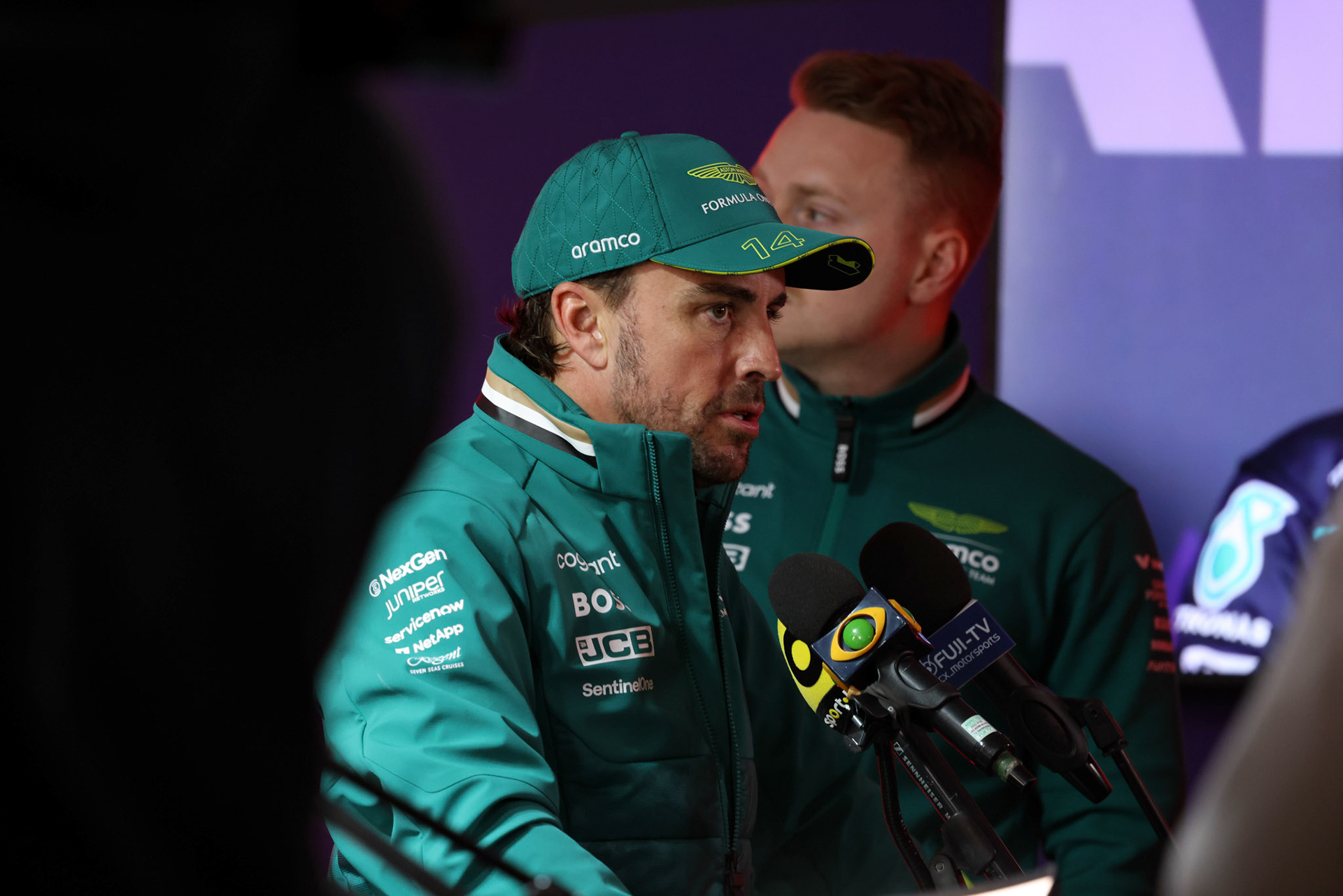 Fernando Alonso #14, Aston Martin Aramco F1 Team; Formel 1 GP Bahrain. Freitag 01.03.2024