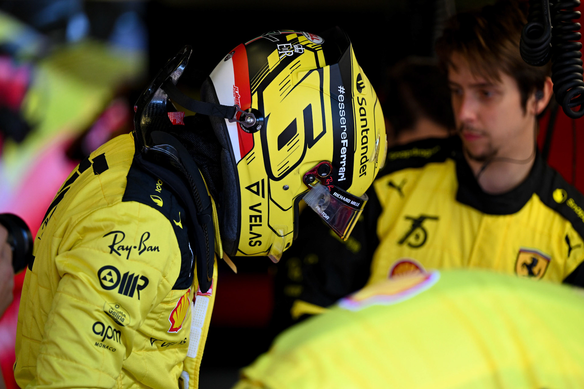 Charles Leclerc (MCO) Scuderia Ferrari; Formel 1 GP Italien Monza, Samstag, 10.09.2022