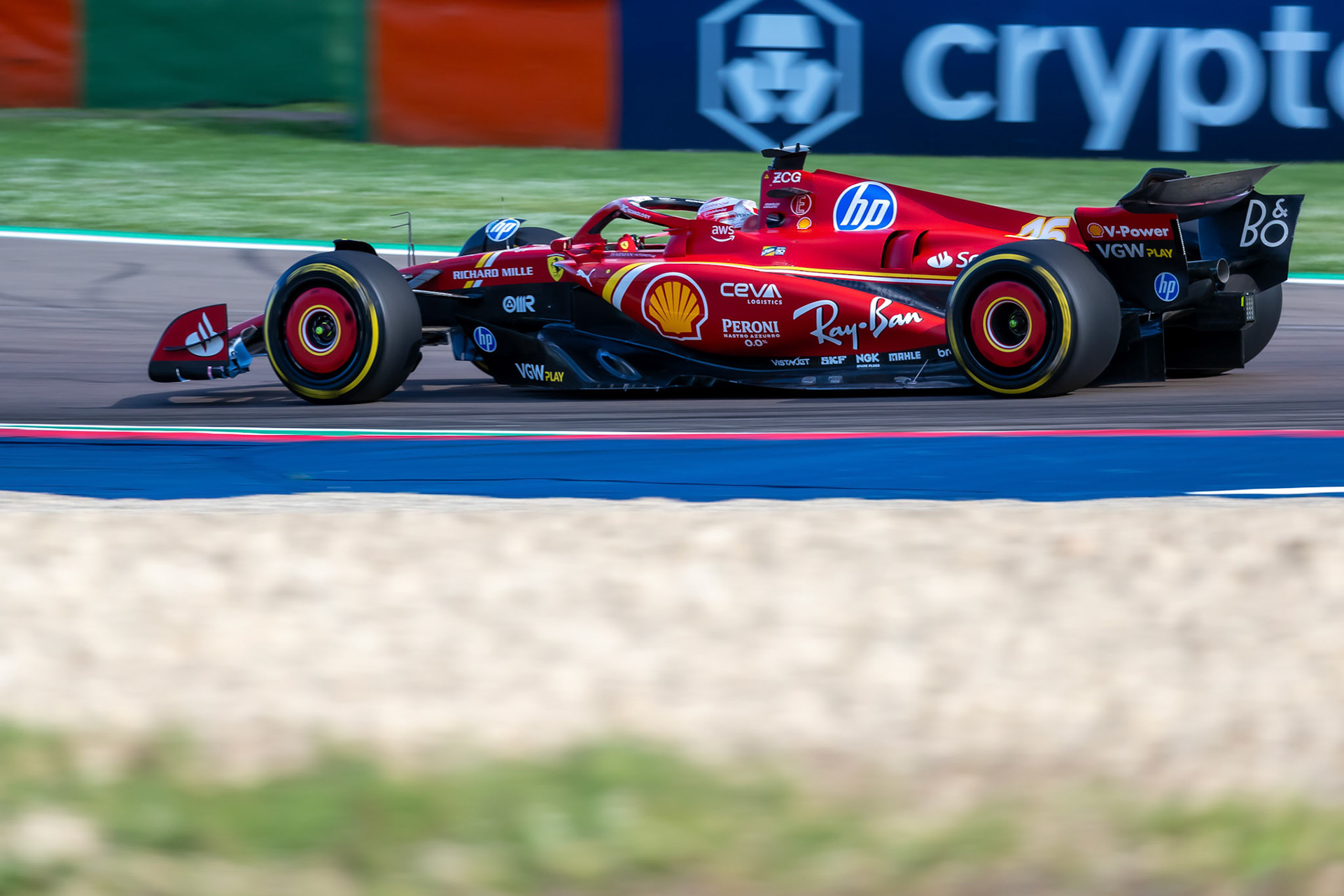 Charles Leclerc #16, Scuderia Ferrari; F1 GP Imola / Italien Freitag, 17.05.2024