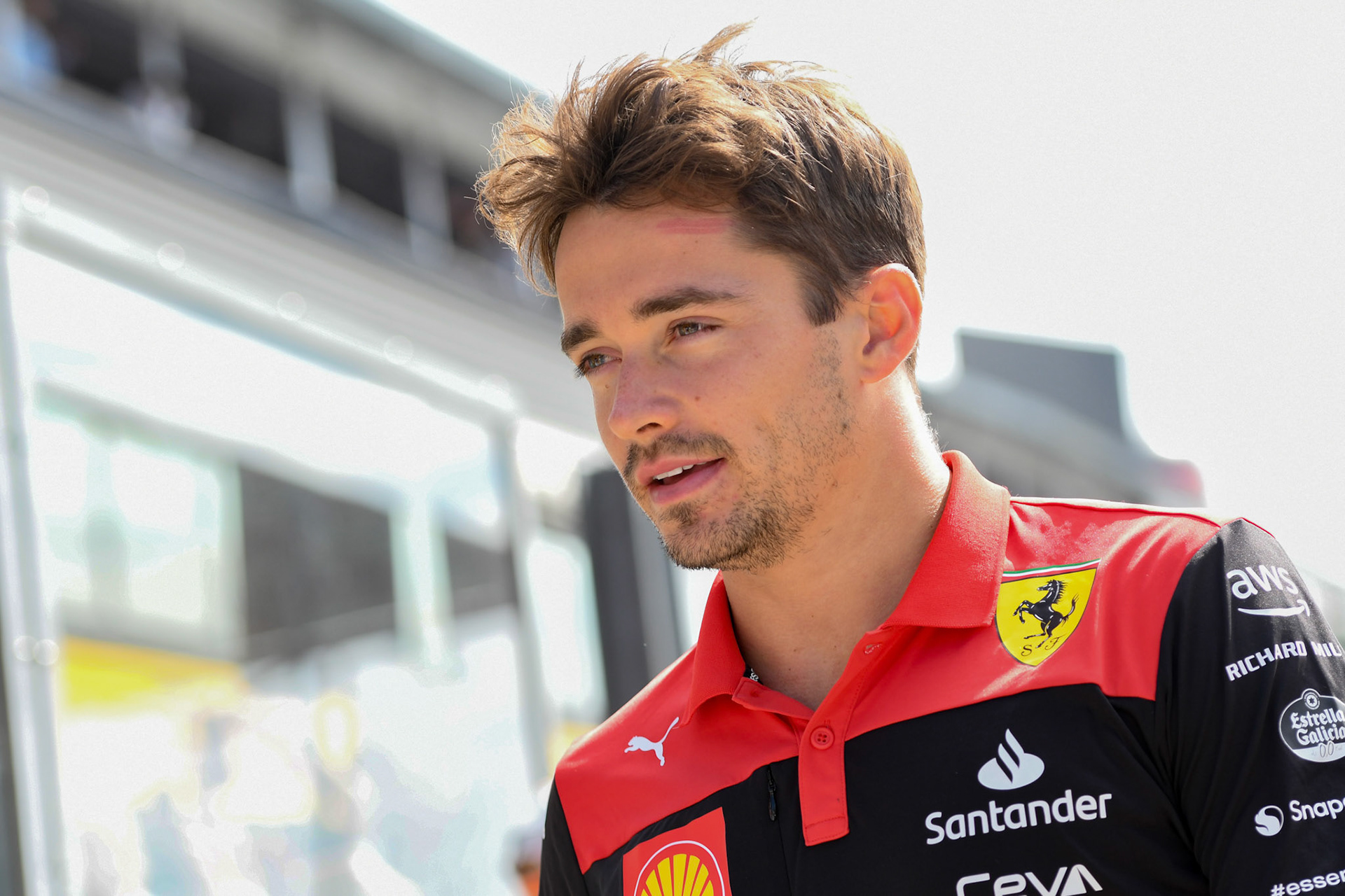 Charles Leclerc (MCO) Scuderia Ferrari; Formel 1 GP Belgien, Sonntag, 28.08.2022