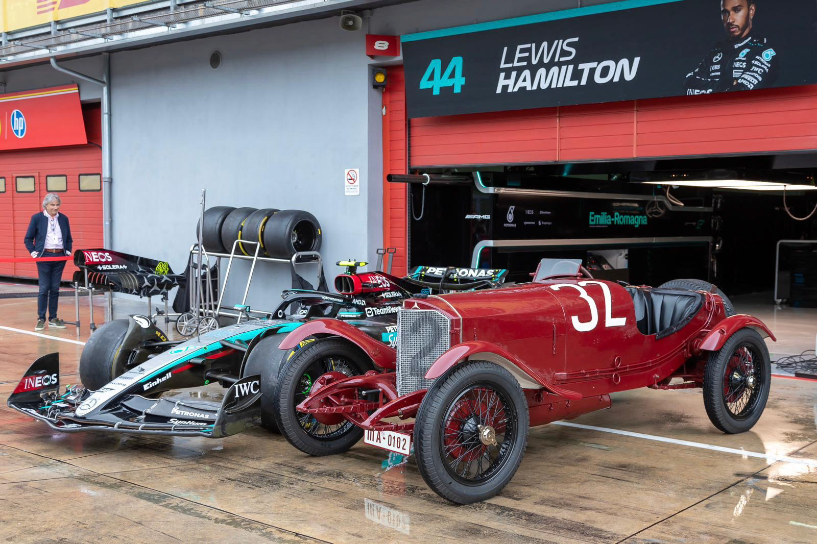 Mercedes-AMG Petronas F1 Team; F1 GP Imola / Italien Donnerstag, 16.05.2024