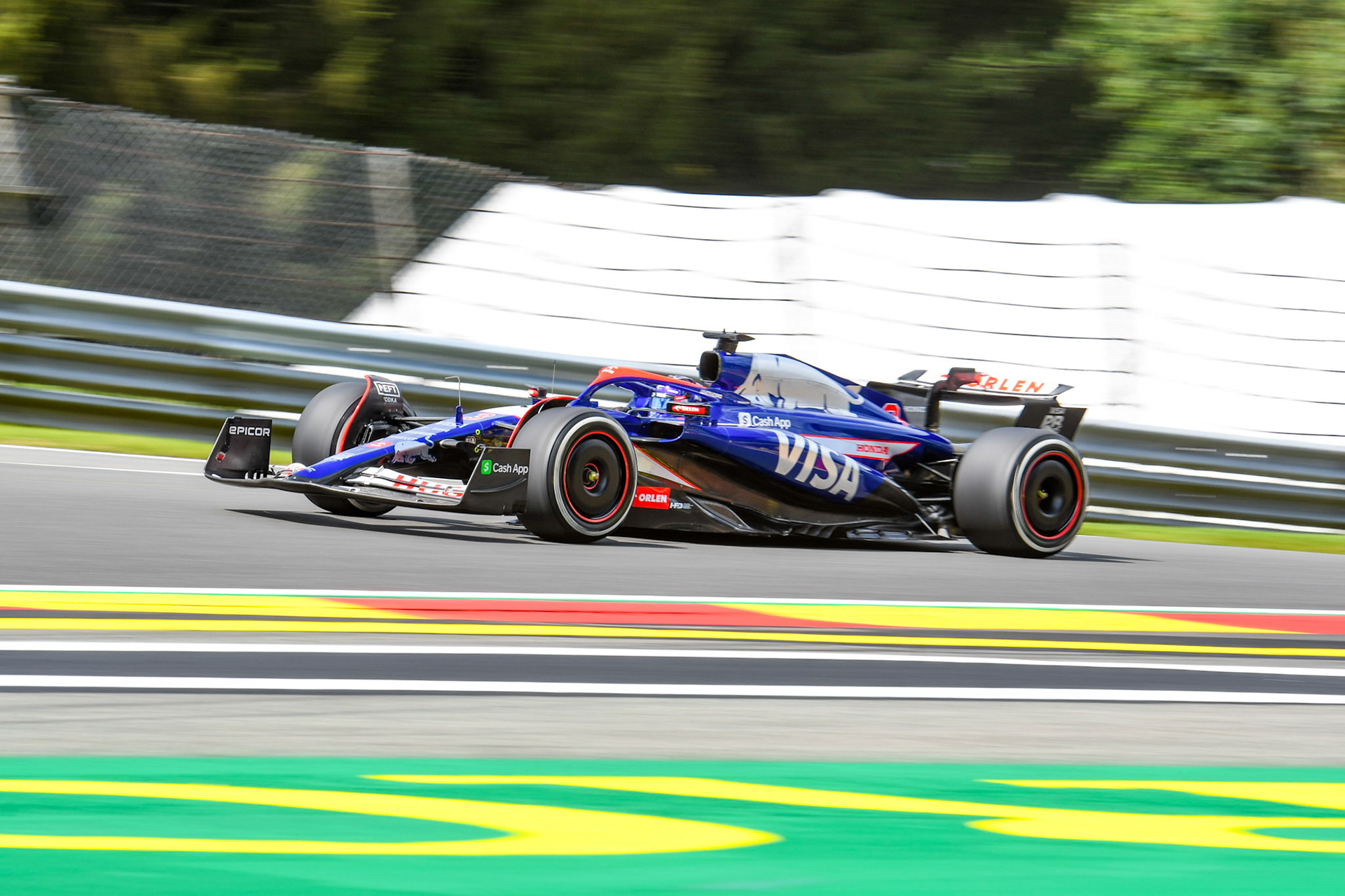 Daniel Ricciardo, #3, Visa Cash App RB Formula One Team;Formel 1 GP Spa / Belgien. Freitag, 26.07.2024