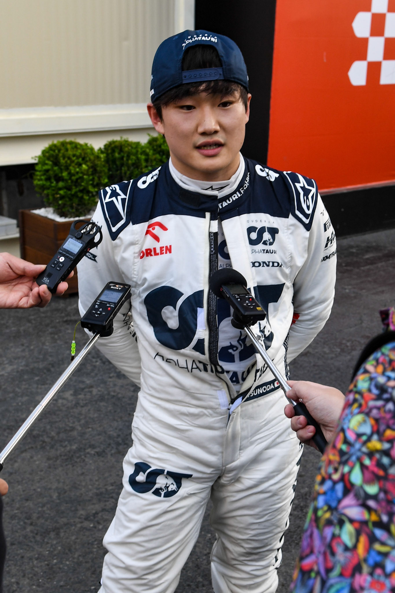 Yuki Tsunoda (JPN) Scuderia Alpha Tauri; Formel 1 GP Baku Azerbaijan. Freitag 28.04.2023