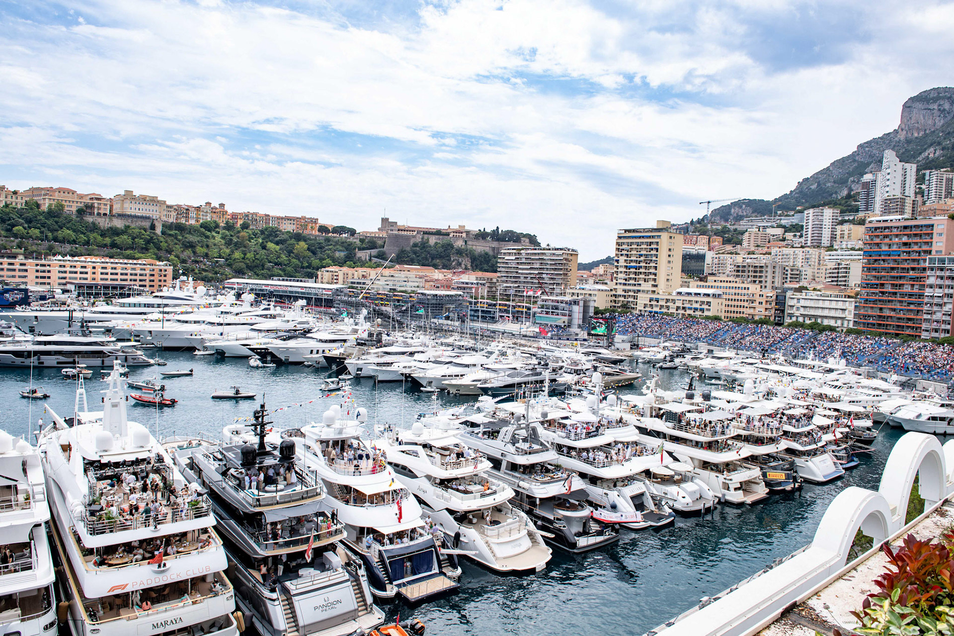 Der Hafen in Monaco; Formel1 GP Monaco Freitag, 24.05.2024