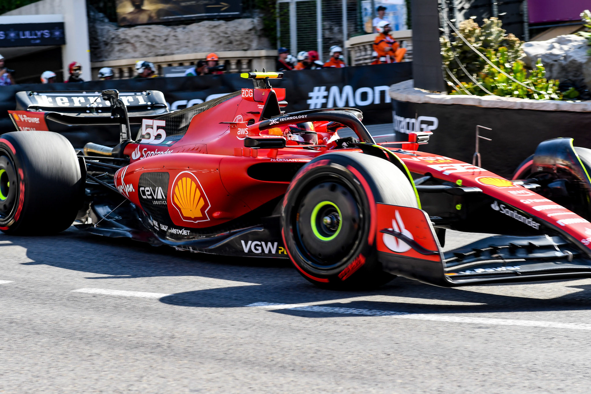 Carlos Sainz (ESP) Scuderia Ferrari; Formel 1 GP Monaco. Freitag 26.05.2023
