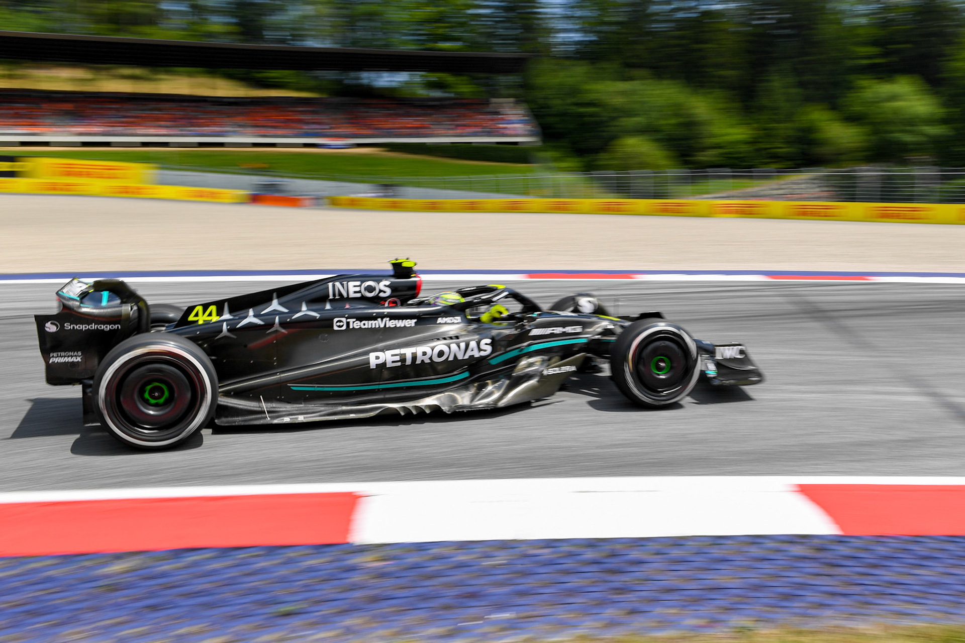 Lewis Hamilton (GBR) Mercedes AMG F1 Team; Formel 1 GP Austria / Österreich. Freitag, 30.06.2023