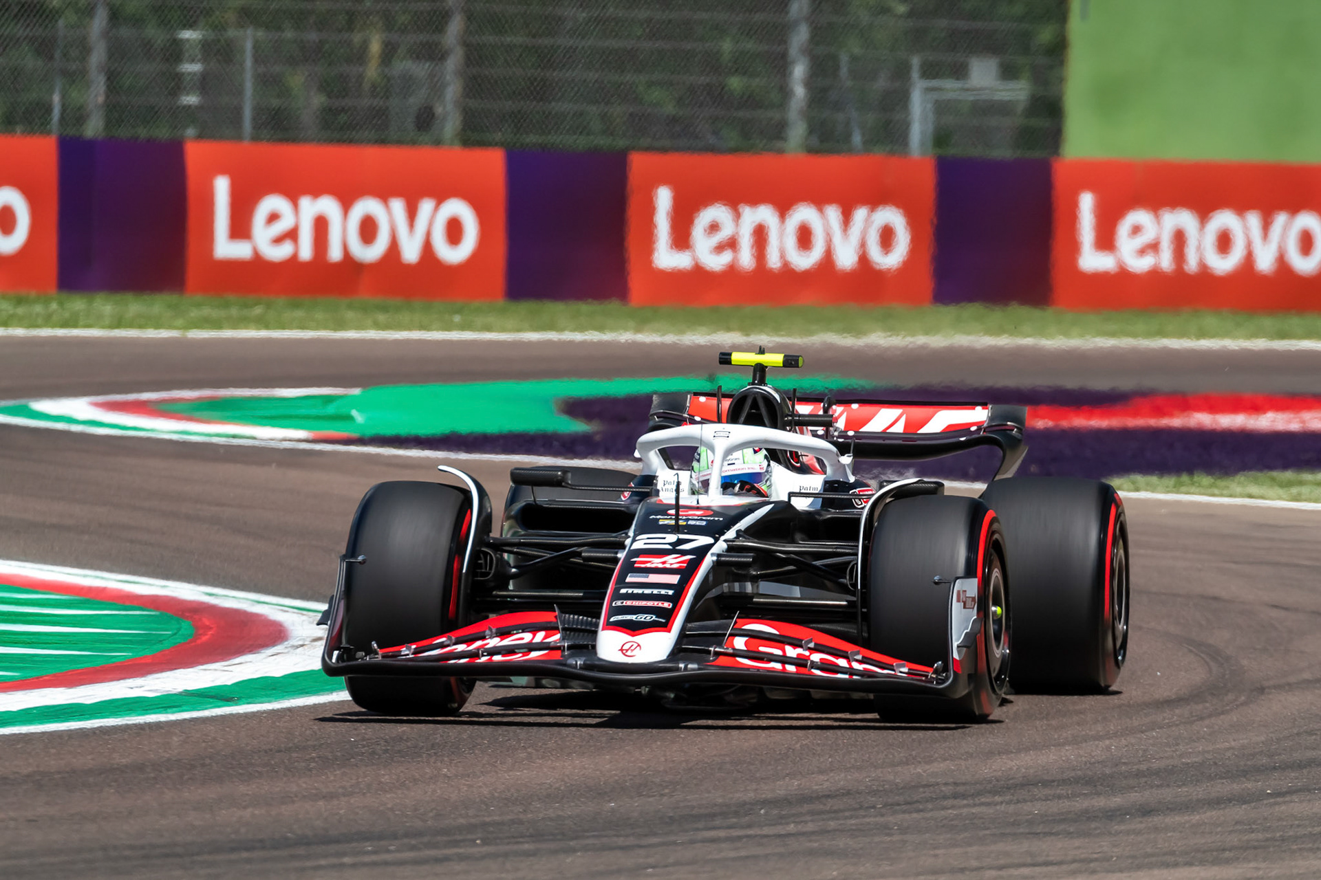 Nico Hülkenberg #27, MoneyGram Haas F1 Team; F1 GP Imola / Italien Freitag, 17.05.2024