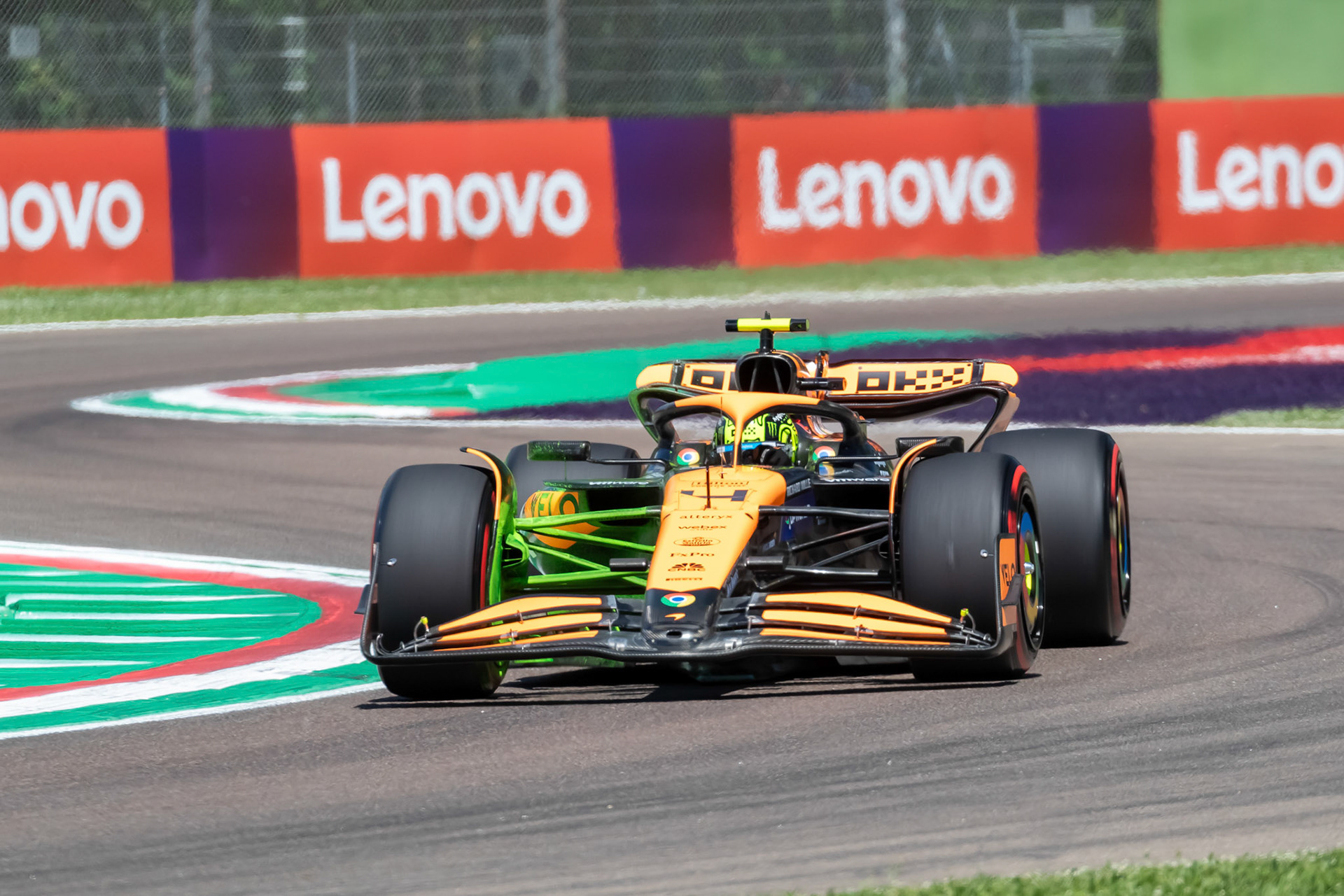 Lando Norris #4, McLaren Formula 1 Team; F1 GP Imola / Italien Freitag, 17.05.2024