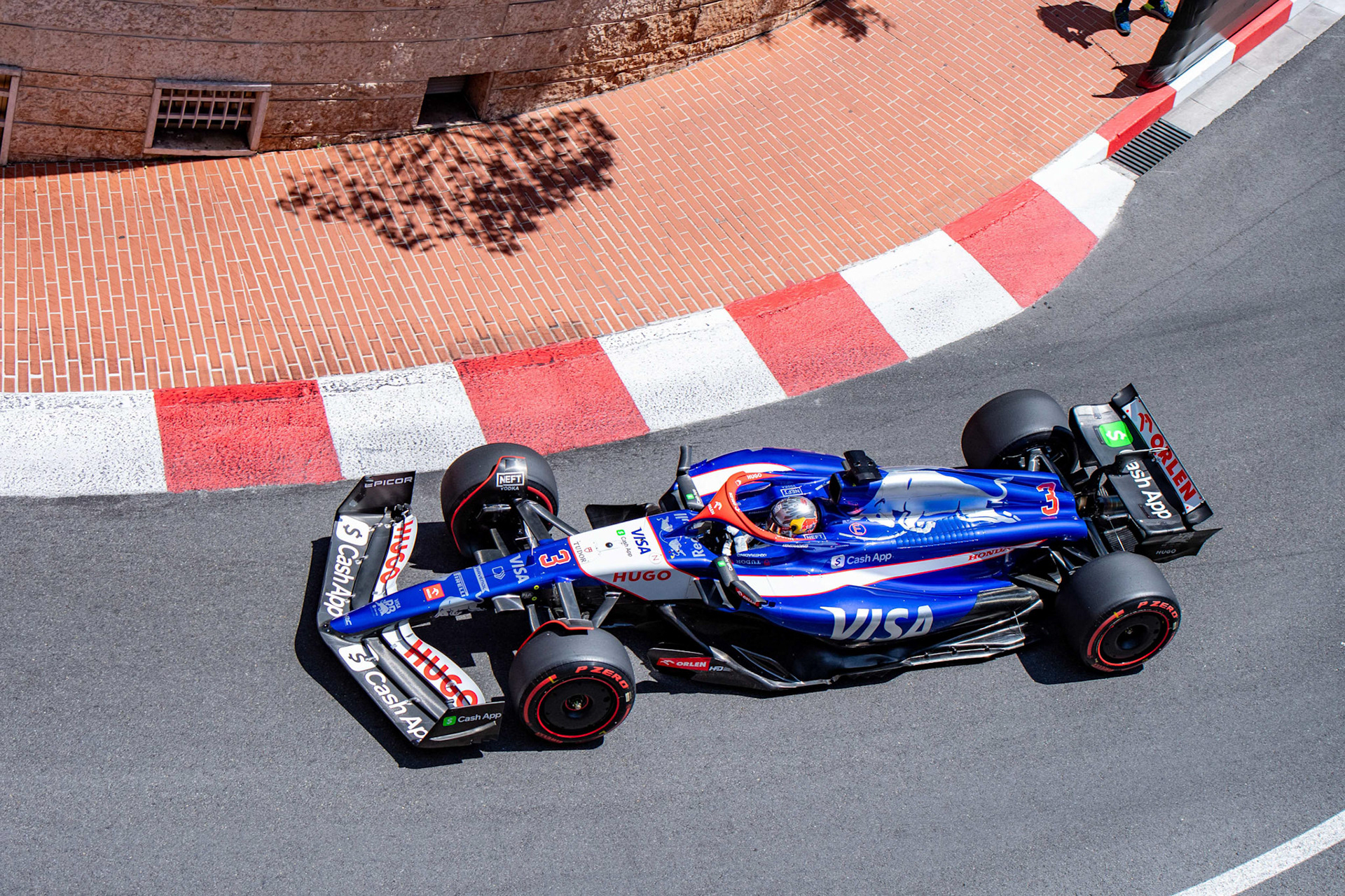 Daniel Ricciardo, #3, Visa Cash App RB Formula One Team; Formel1 GP Monaco Samstag, 25.05.2024