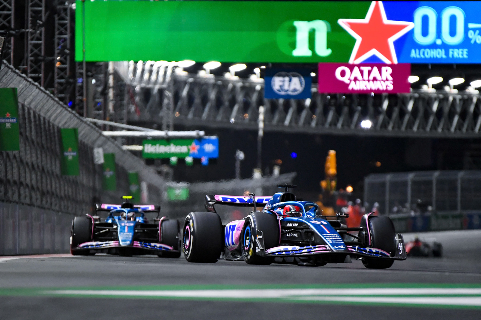 Esteban Ocon (FRA) Alpine F1 Team; Formel 1 GP USA Las Vegas. Sonntag 19.11.2023