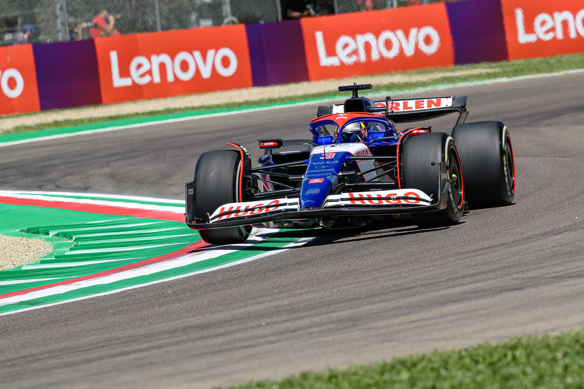 Daniel Ricciardo, #3, Visa Cash App RB Formula One Team; F1 GP Imola / Italien Freitag, 17.05.2024