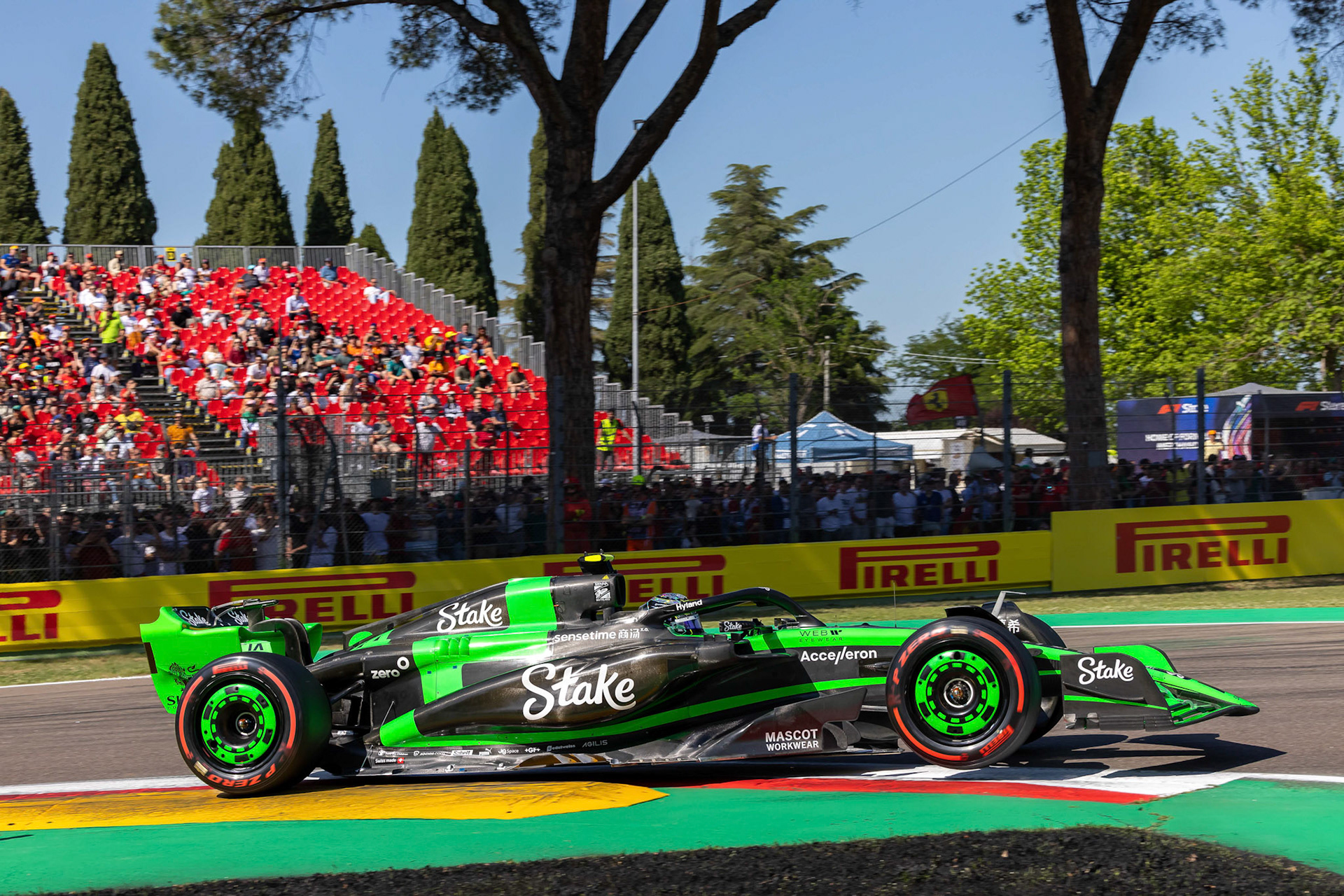 Guanyu Zhou #24, Stake F1 Team Kick Sauber; F1 GP Imola / Italien Samstag, 18.05.2024