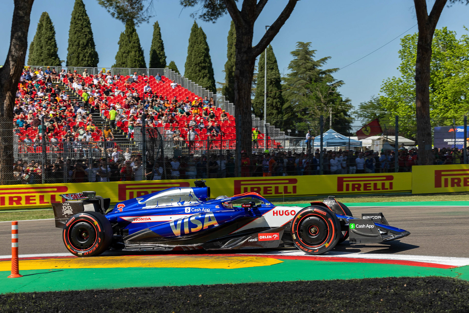 Daniel Ricciardo, #3, Visa Cash App RB Formula One Team; F1 GP Imola / Italien Samstag, 18.05.2024