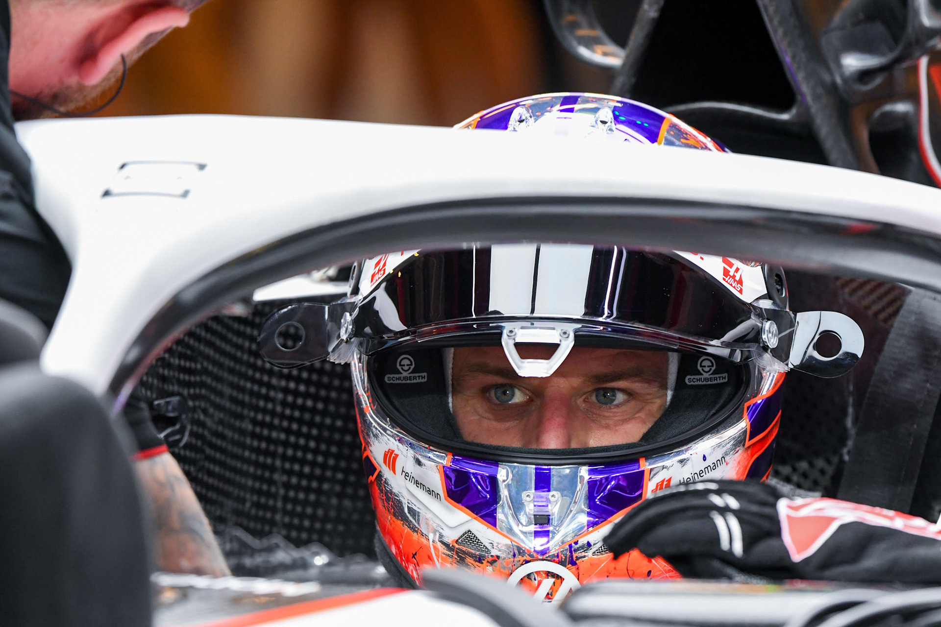 Nico Hülkenberg (GER) Haas F1 Team; Formel 1 GP Abu Dhabi. Freitag 24.11.2023