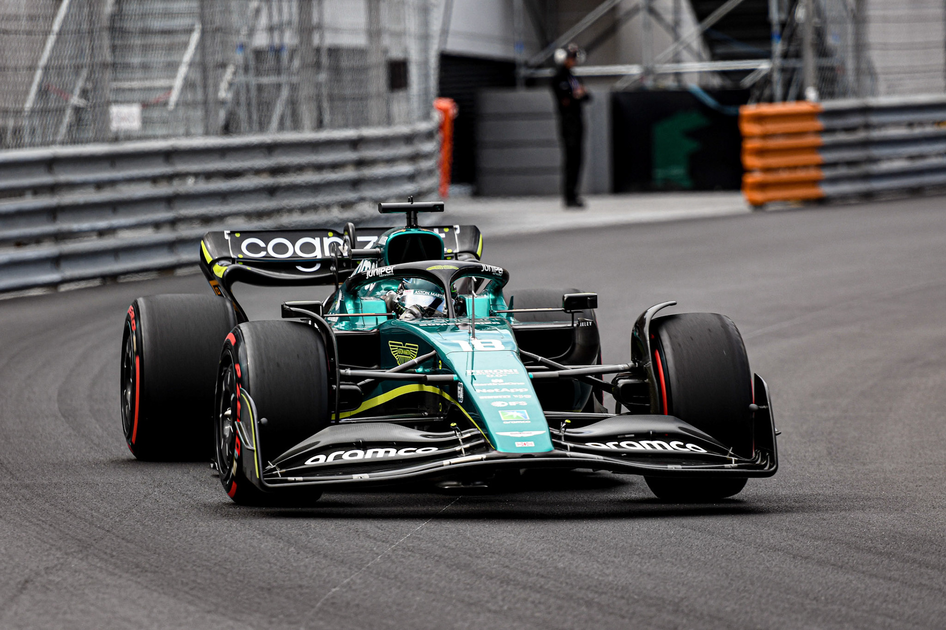 Lance Stroll (CAN) Aston Martin Cognizant Formula One Team; Formel 1 Monaco am 28.05.2022