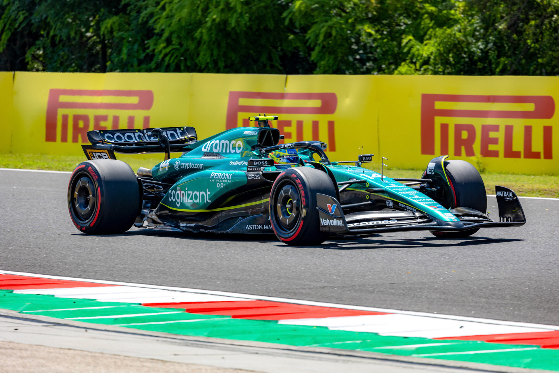 Fernando Alonso (ESP) Aston Martin Formula One Team; Formel 1 GP Budapest / Ungarn. Samstag, 22.07.2023