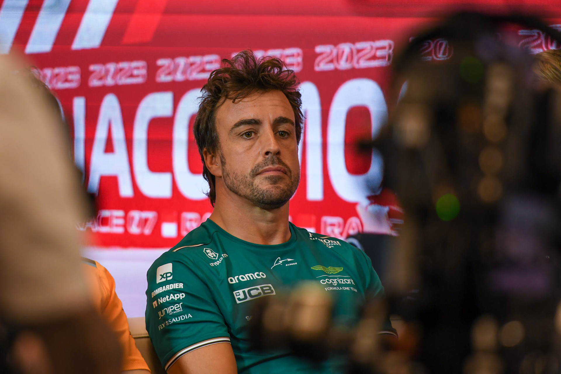 Fernando Alonso (ESP) Aston Martin Formula One Team; Formel 1 GP Monaco. Donnerstag 25.05.2023