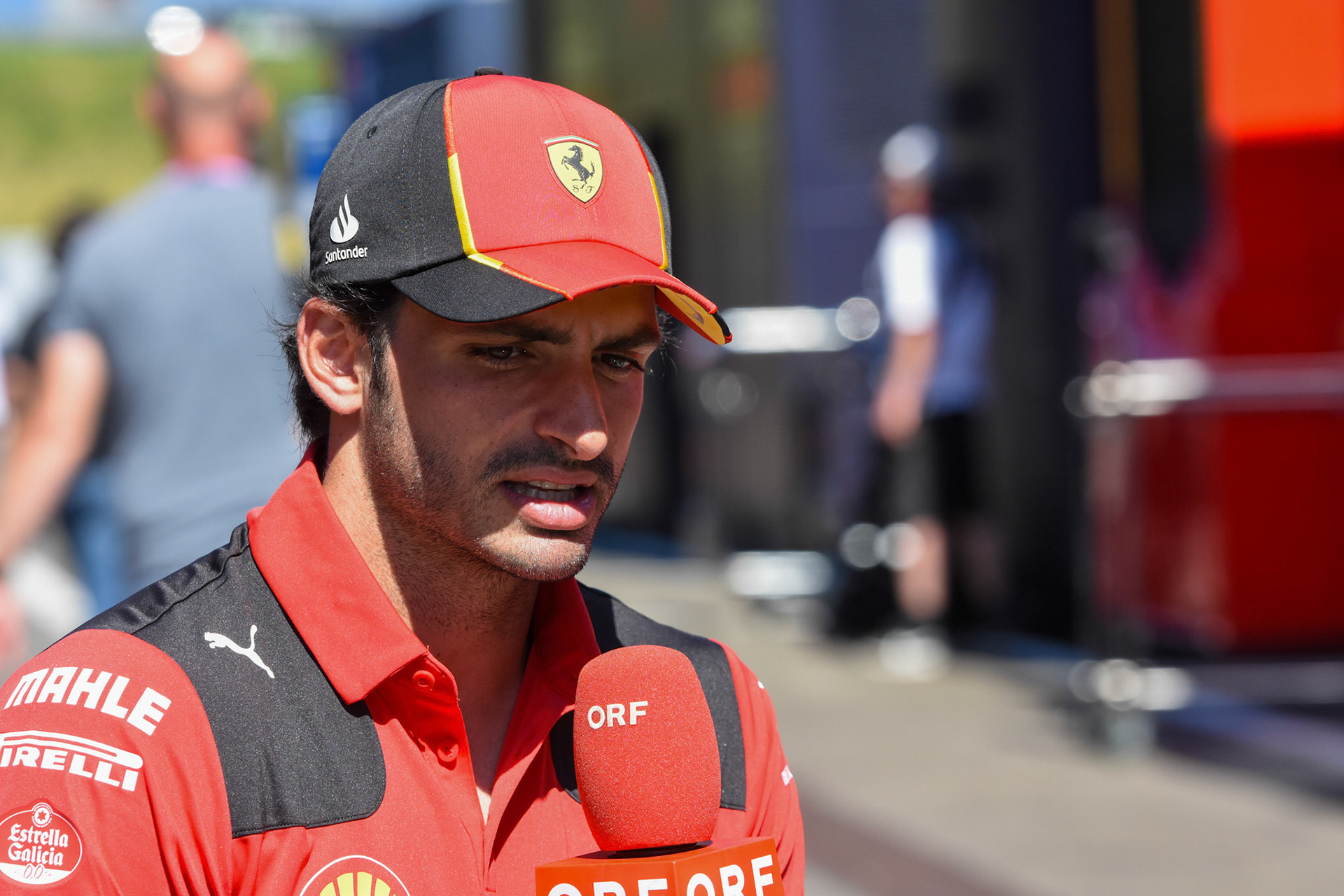 Carlos Sainz (ESP) Scuderia Ferrari; Formel 1 GP Austria / Österreich. Donnerstag 29.06.2023