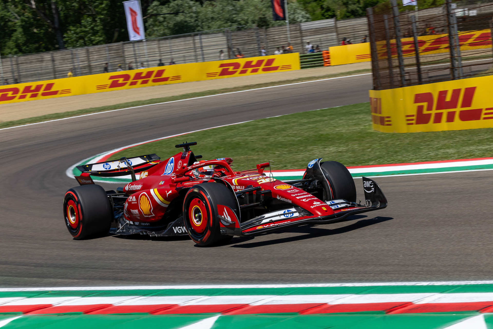 Charles Leclerc #16, Scuderia Ferrari; F1 GP Imola / Italien Samstag, 18.05.2024