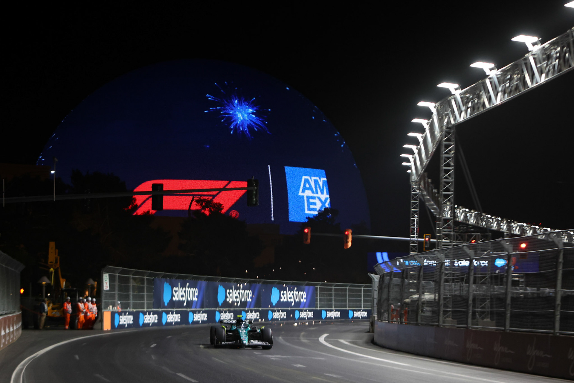 Fernando Alonso (ESP) Aston Martin Formula One Team; Formel 1 GP USA Las Vegas. Samstag 18.11.2023