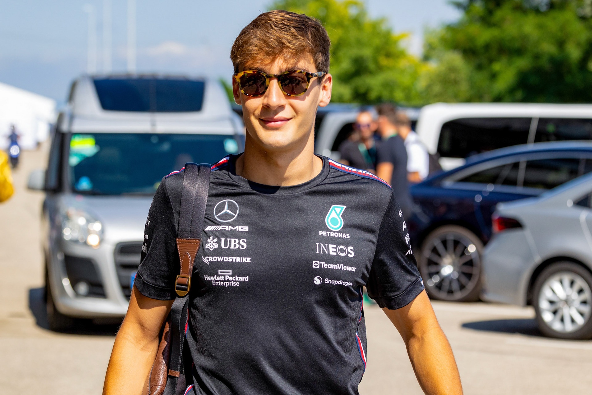 George Russell (GBR) Mercedes AMG F1 Team; Formel 1 GP Budapest / Ungarn. Samstag, 22.07.2023