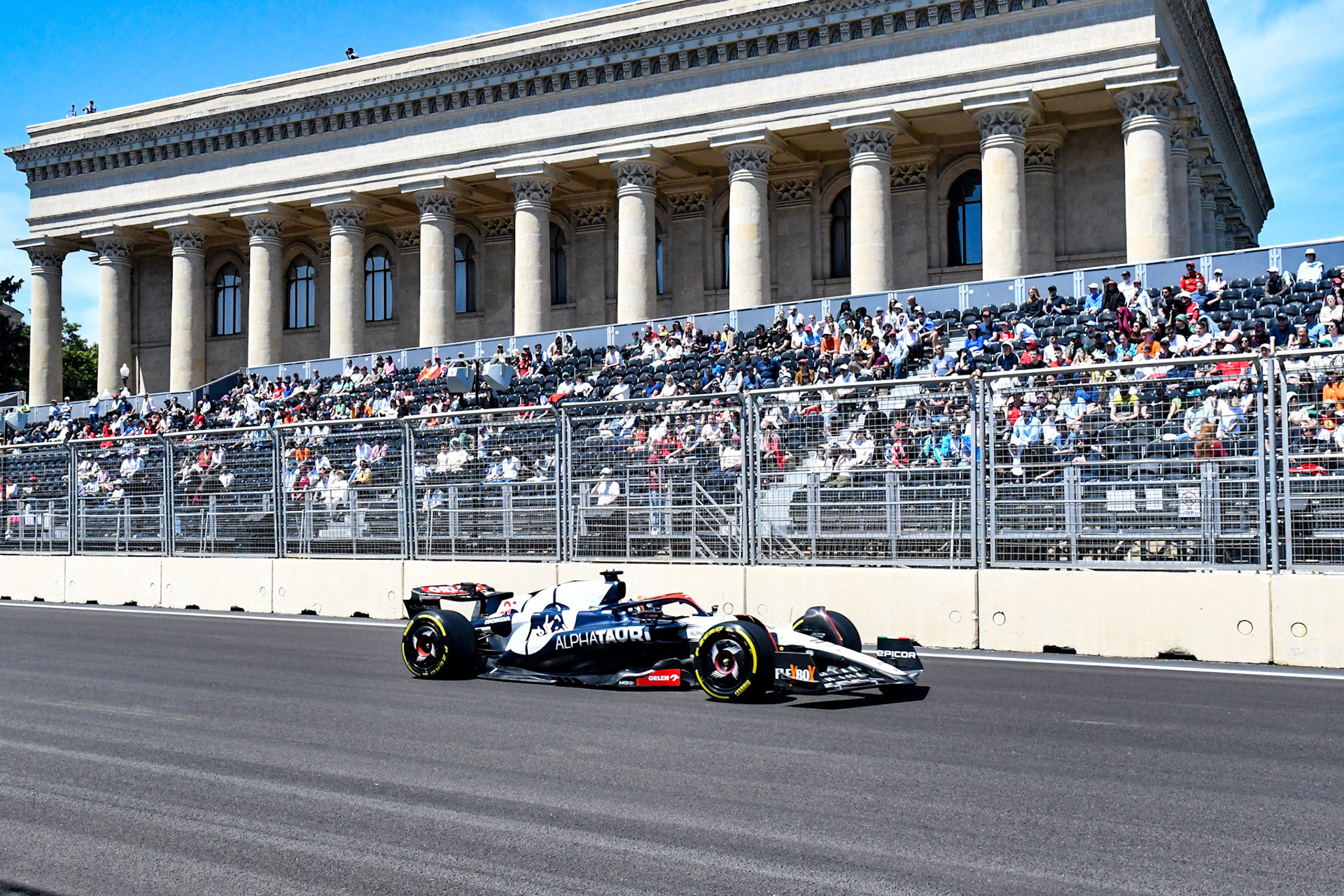 Nyck de Vries (NED) Scuderia Alpha Tauri; Formel 1 GP Baku Azerbaijan. Samstag 29.04.2023