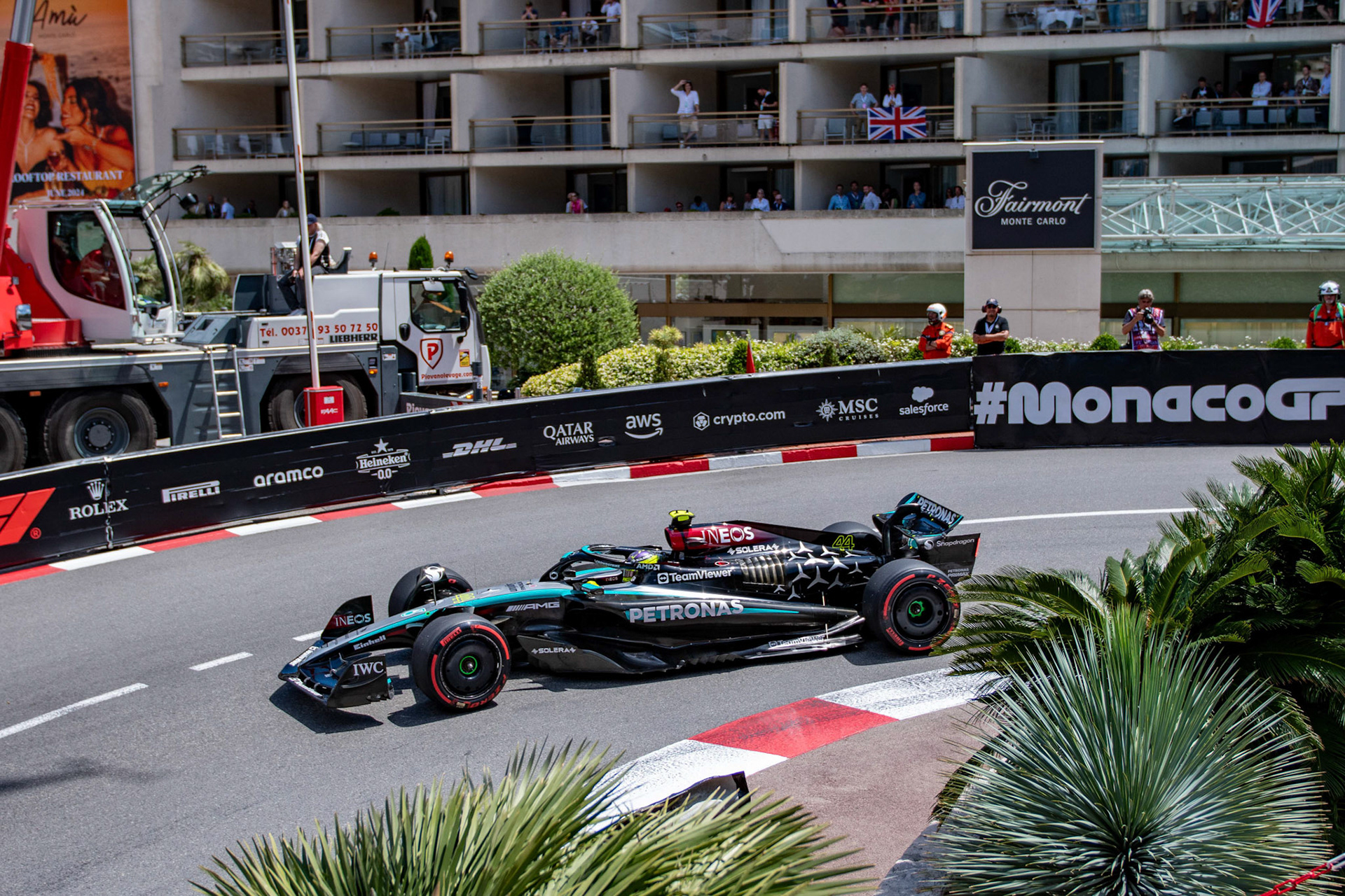 Lewis Hamilton #44, Mercedes-AMG Petronas F1 Team; Formel1 GP Monaco Samstag, 25.05.2024