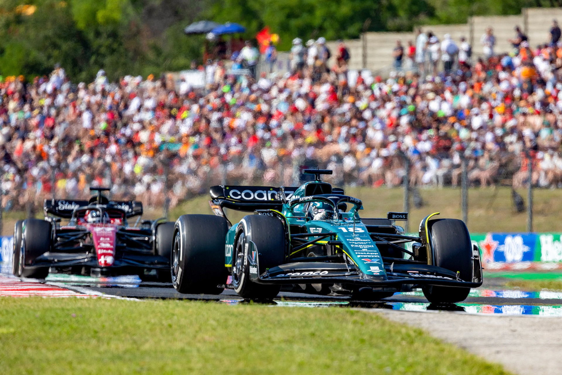 Lance Stroll (CAN) Aston Martin Formula One Team; Formel 1 GP Budapest / Ungarn. Samstag, 22.07.2023