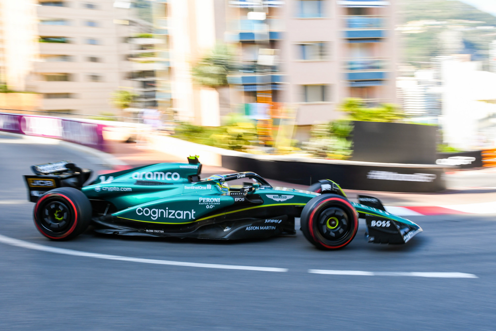 Fernando Alonso (ESP) Aston Martin Formula One Team; Formel 1 GP Monaco. Freitag 26.05.2023