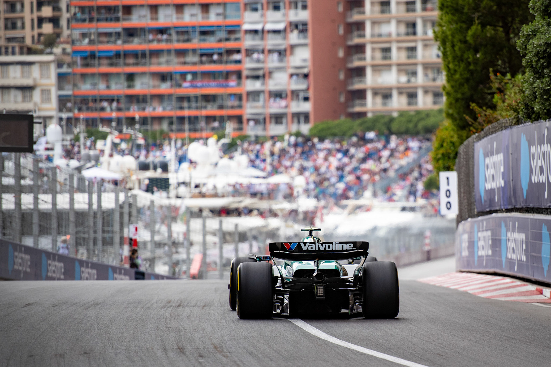 Fernando Alonso #14, Aston Martin Aramco F1 Team; Formel1 GP Monaco Freitag, 24.05.2024