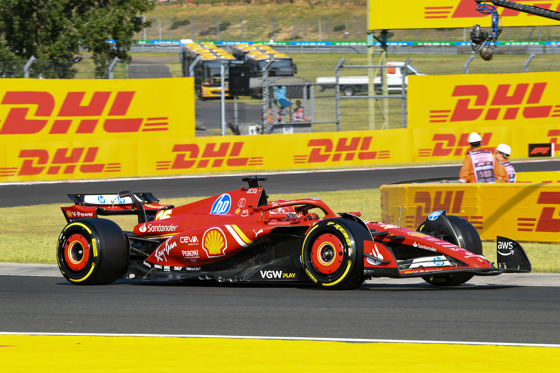 Charles Leclerc #16, Scuderia Ferrari;Formel 1 Budapest / Ungarn, 20.07.2024