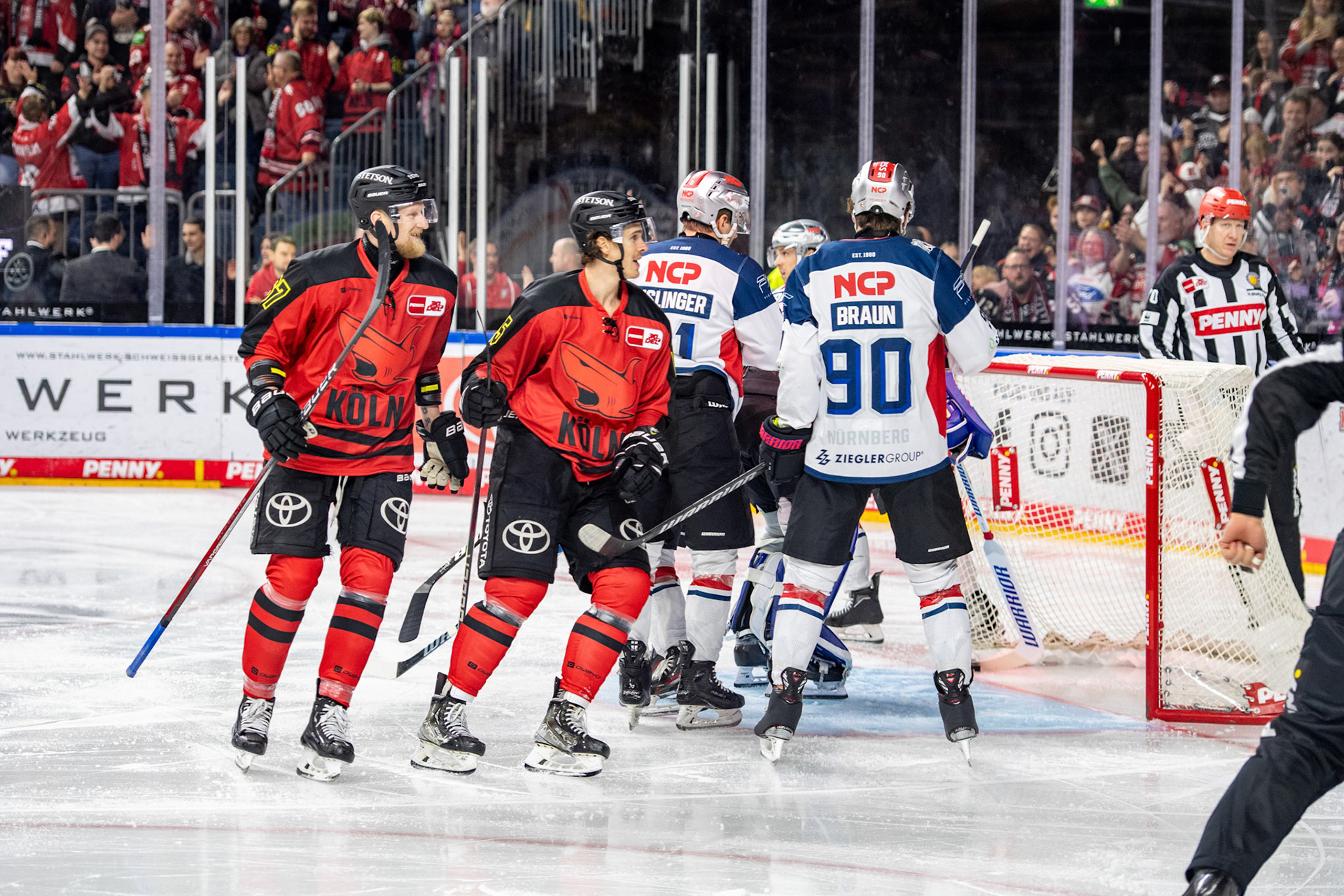 Koelner Haieä; DEL Kölner Haie - Nürnberg Ice Tigers, 17.12.2023