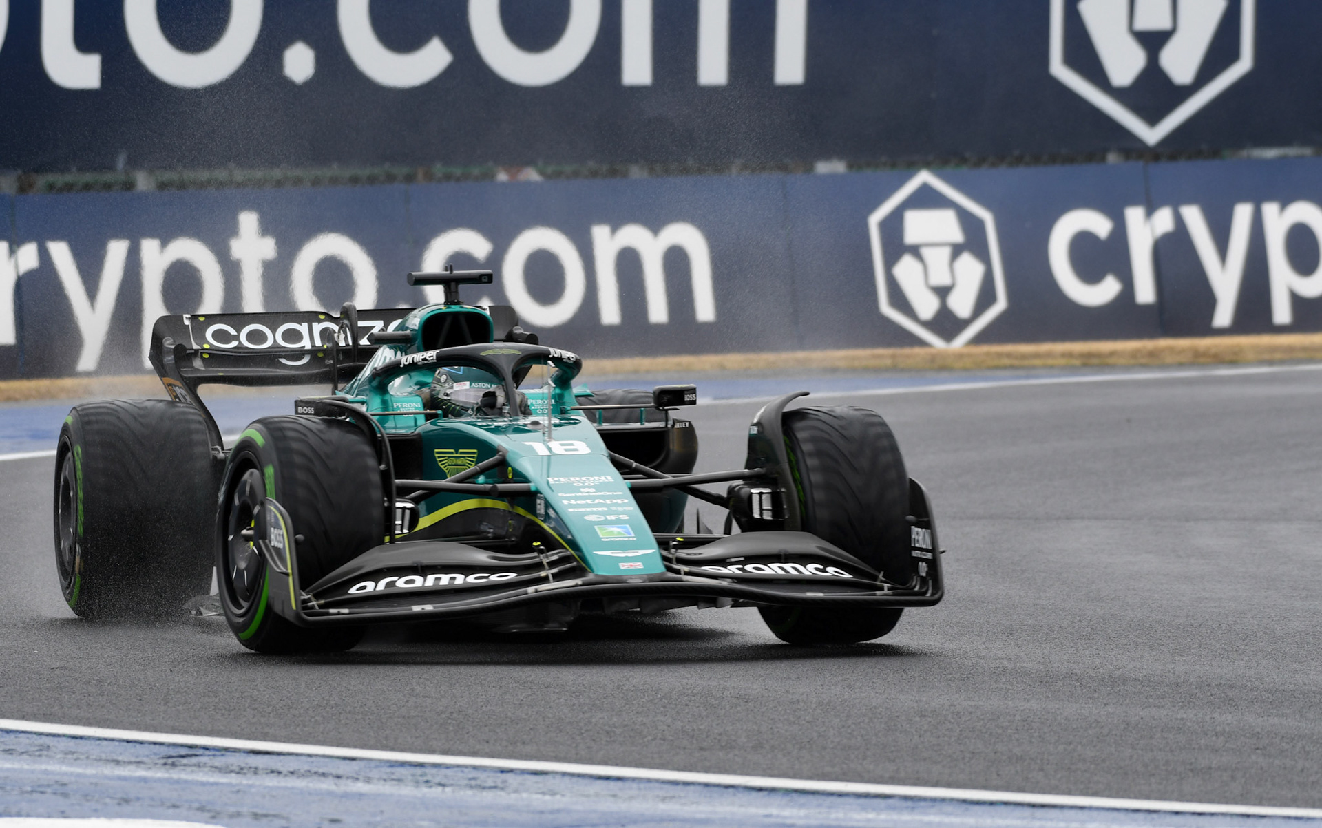 Lance Stroll (CAN) Aston Martin Cognizant Formula One Team; Formel 1 Ungarn am 30.07.2022