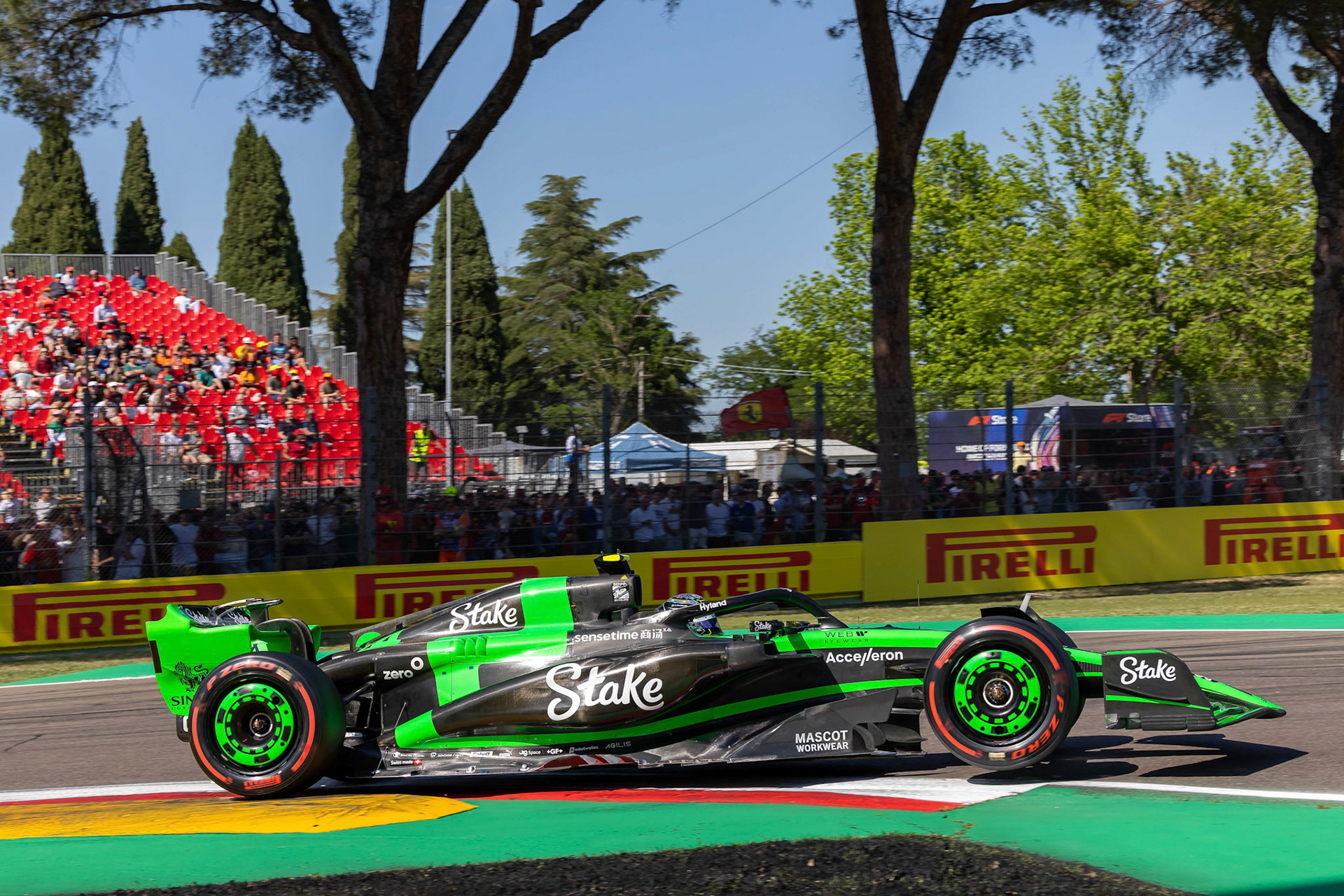 Guanyu Zhou #24, Stake F1 Team Kick Sauber; F1 GP Imola / Italien Samstag, 18.05.2024