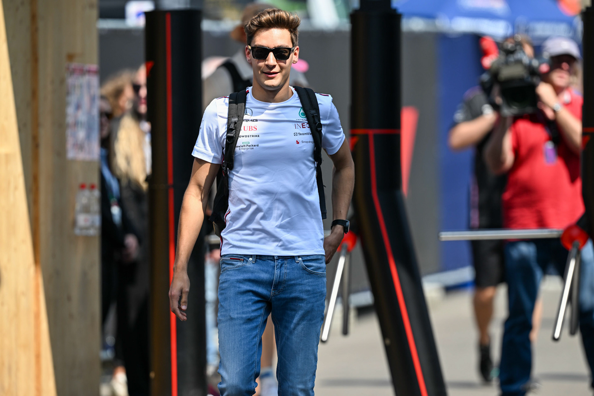 George Russell (GBR) Mercedes AMG F1 Team; Formel 1 GP Austria / Österreich. Freitag, 30.06.2023