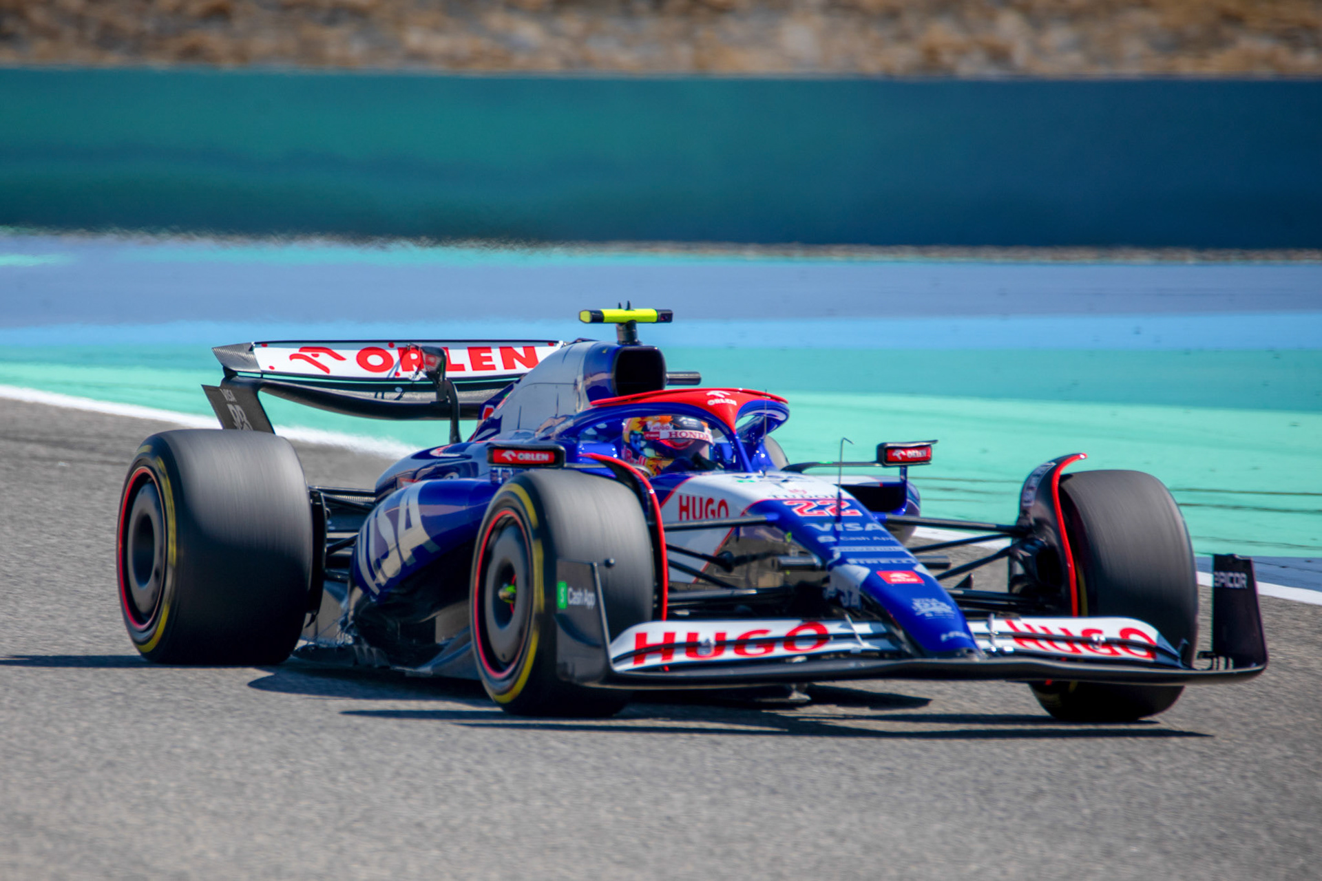 Yuki Tsunoda #22, Visa Cash App RB Formula One Team; Formel 1 Pre-Season Tests Bahrain. Mittwoch, 21.02.2024