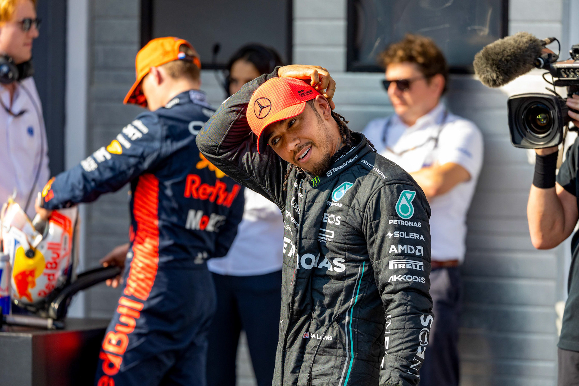 Lewis Hamilton (GBR) Mercedes AMG F1 Team; Formel 1 GP Budapest / Ungarn. Samstag, 22.07.2023