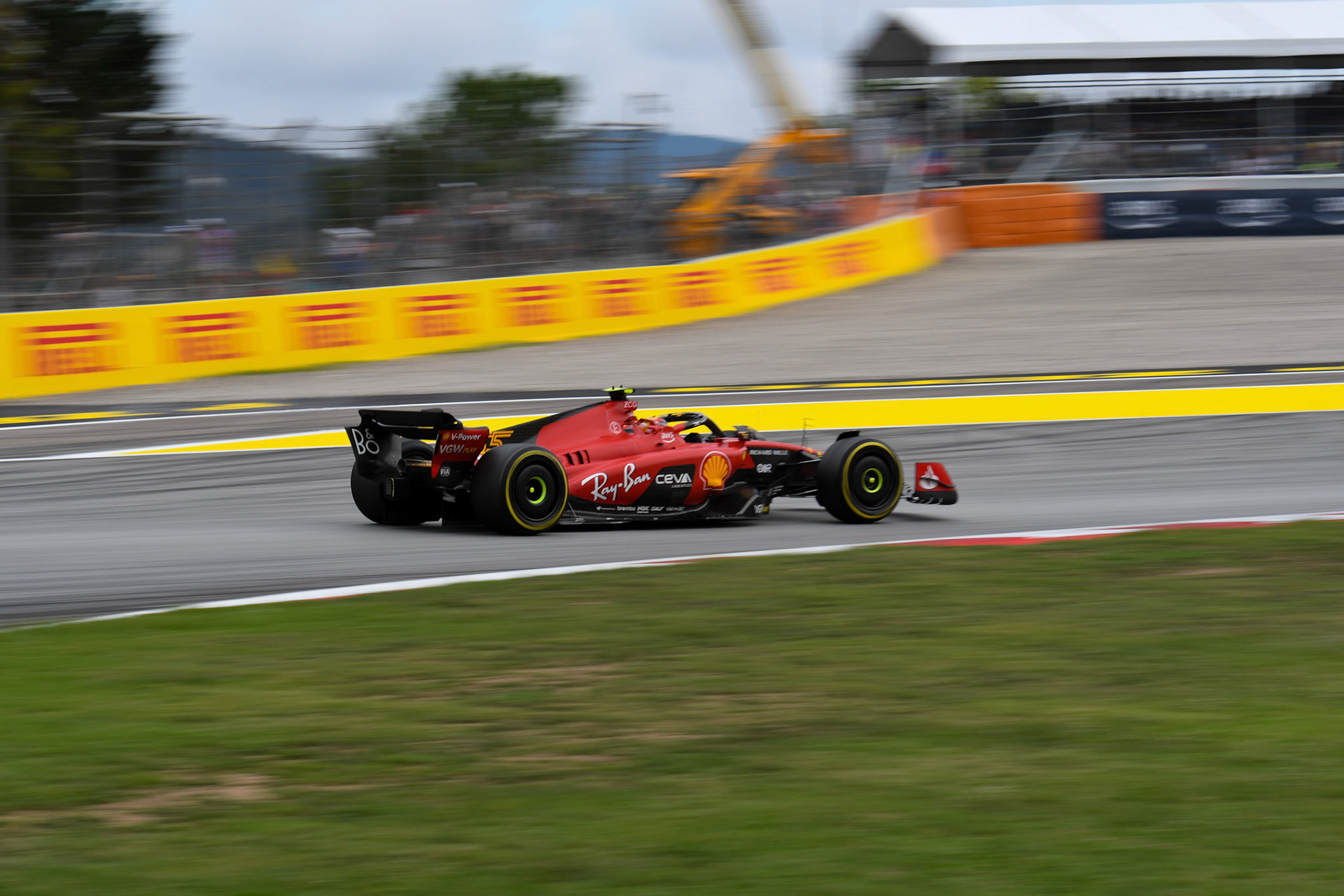 Carlos Sainz (ESP) Scuderia Ferrari; Formel 1 GP Barcelona. Sonntag 04.06.2023