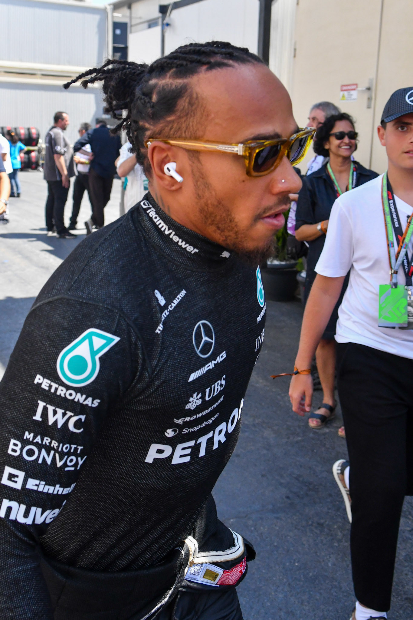 Lewis Hamilton (GBR) Mercedes AMG F1 Team; Formel 1 GP Baku Azerbaijan. Samstag 29.04.2023