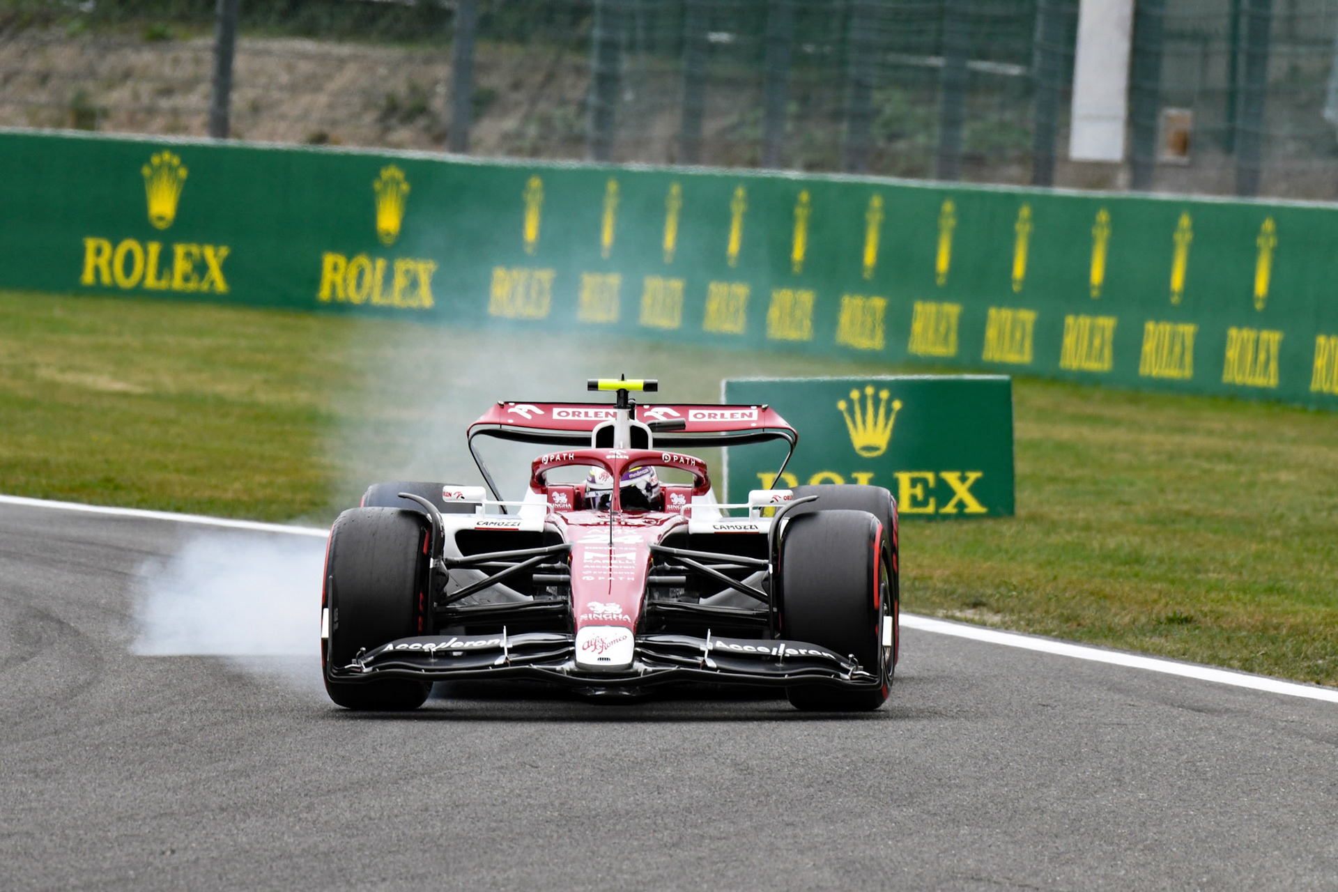 Guanyu Zhou (CHN) Alfa Romeo Racing; Formel 1 GP Belgien. Samstag, 27.08.2022
