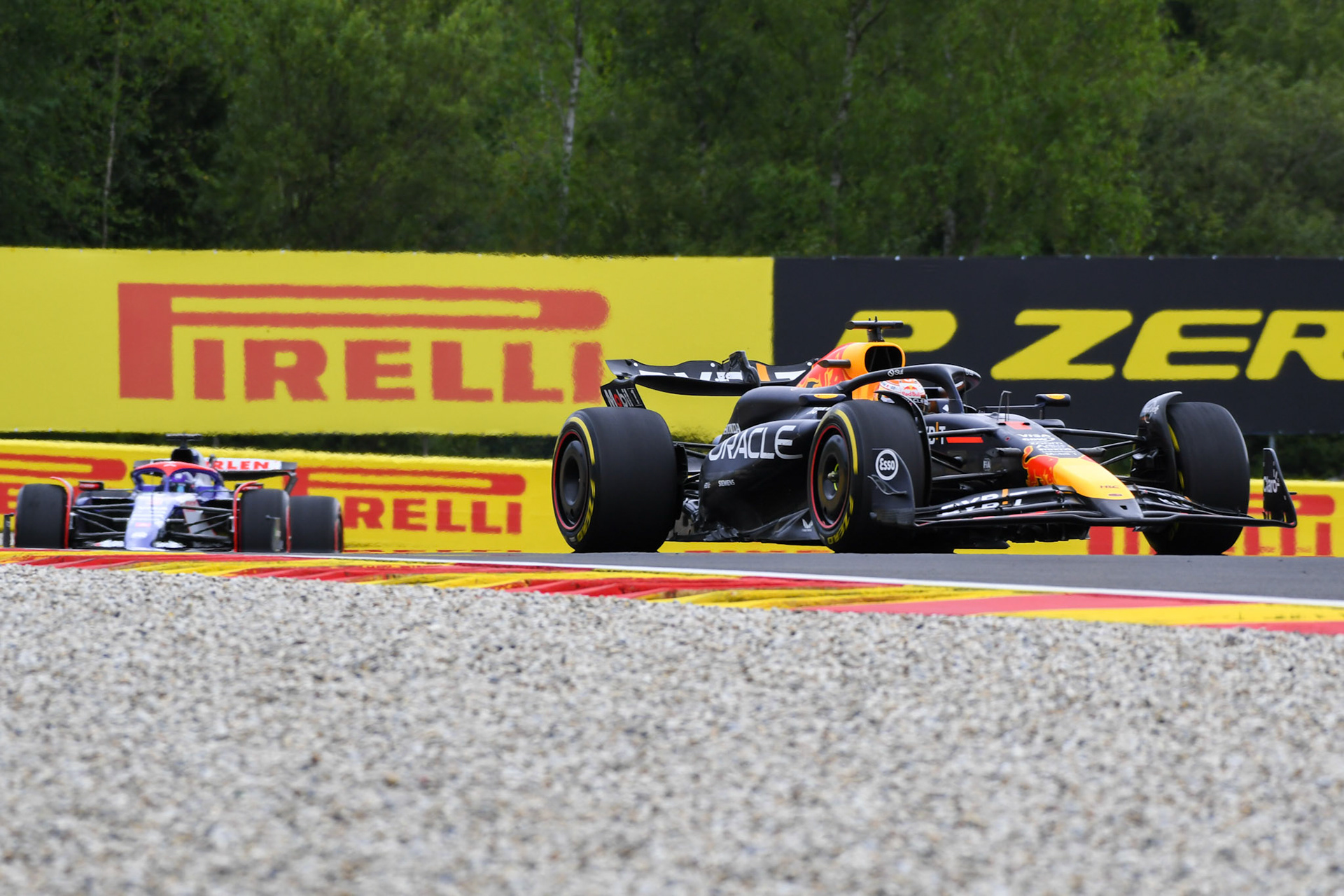 Max Verstappen #1, Oracle Red Bull Racing und Daniel Ricciardo, #3, Visa Cash App RB Formula One Team;Formel 1 GP Spa / Belgien. Freitag, 26.07.2024