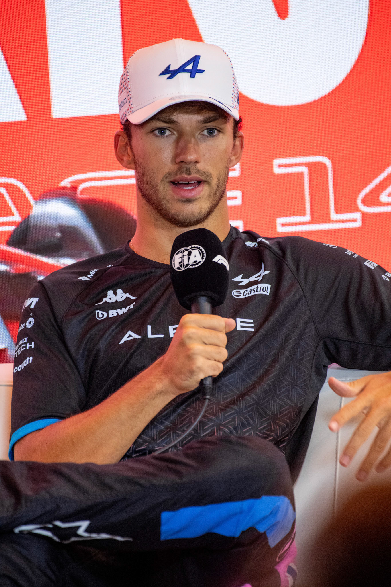 Pierre Gasly (FRA) Alpine F1 Team Pressekonferenz; Formel 1 GP Holland / Zandvoort. Sonntag, 27.08.2023