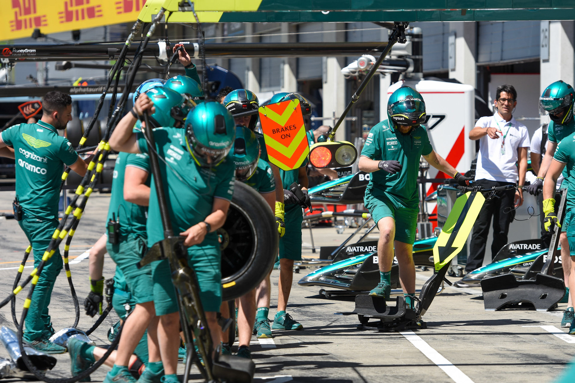 Aston Martin Formula One Team; Formel 1 GP Austria / Österreich. Donnerstag 29.06.2023