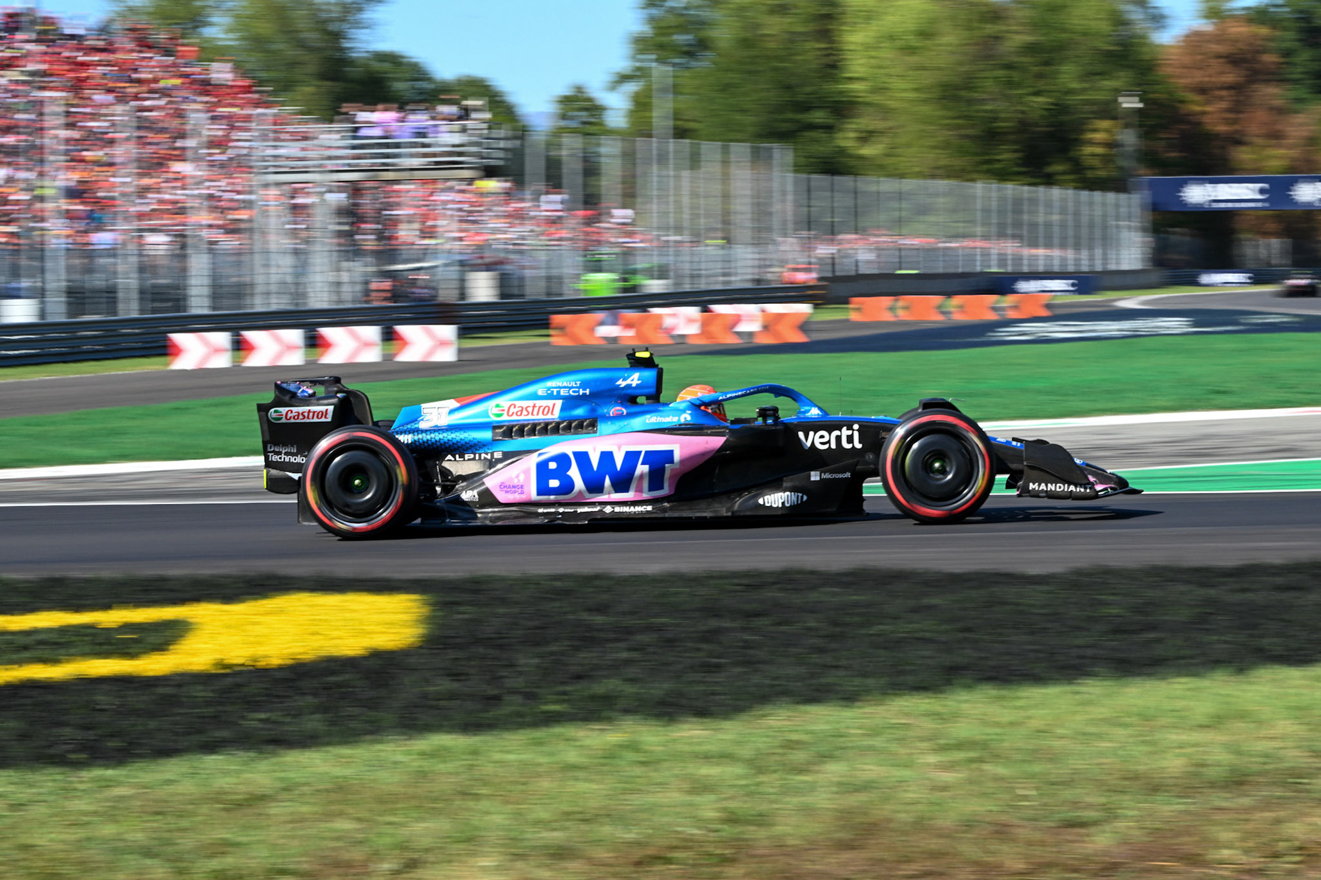 Esteban Ocon (FRA) Alpine F1 Team; Formel 1 GP Italien Monza, Sonntag, 11.09.2022