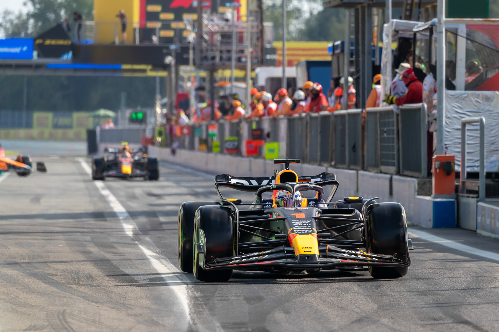 Max Verstappen (NED) Red Bull Racing;Formel 1 GP Italien / Monza. Samstag, 02.09.2023