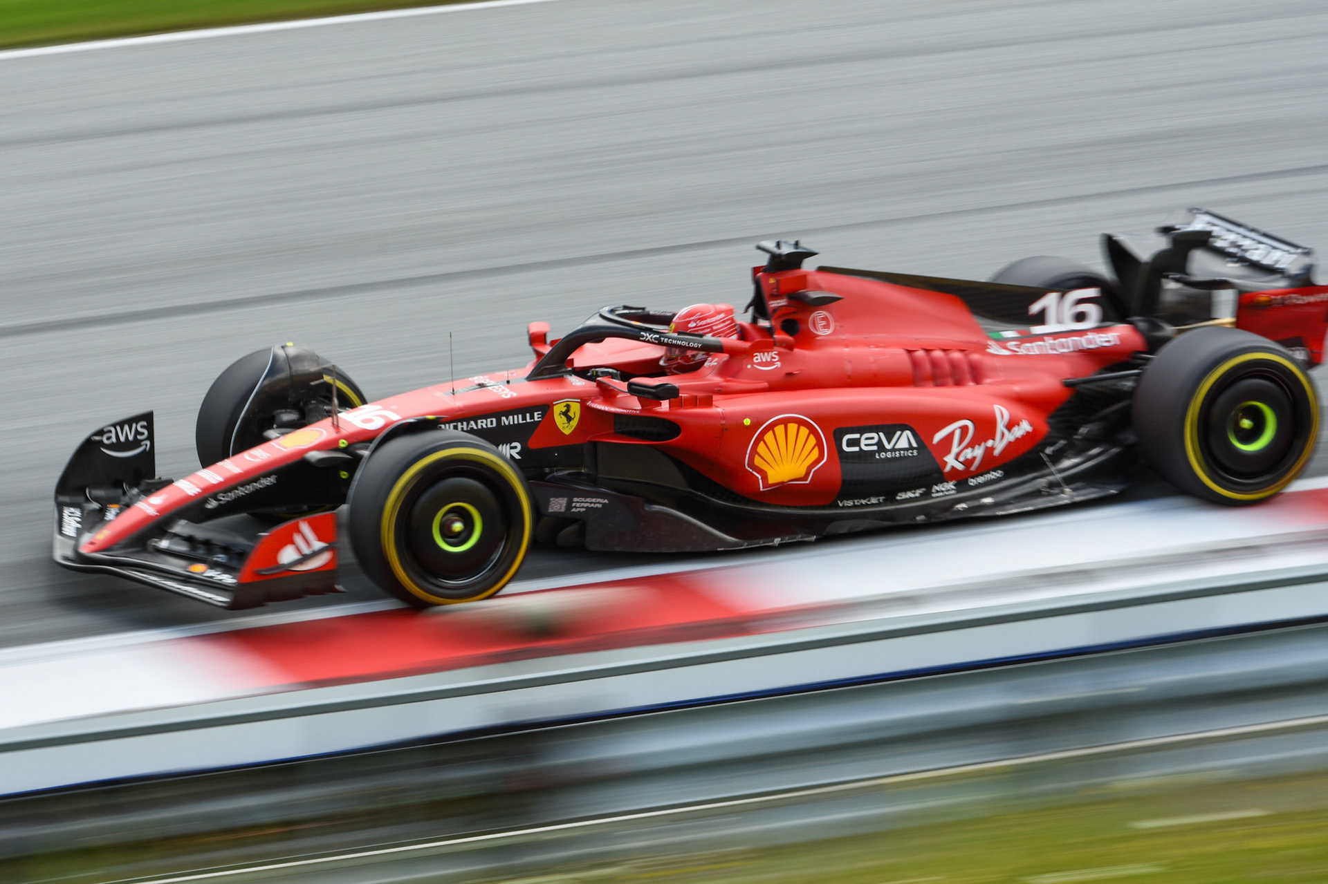 Charles Leclerc (MCO) Scuderia Ferrari;Formel 1 GP Austria / Österreich. Sonntag, 02.07.2023