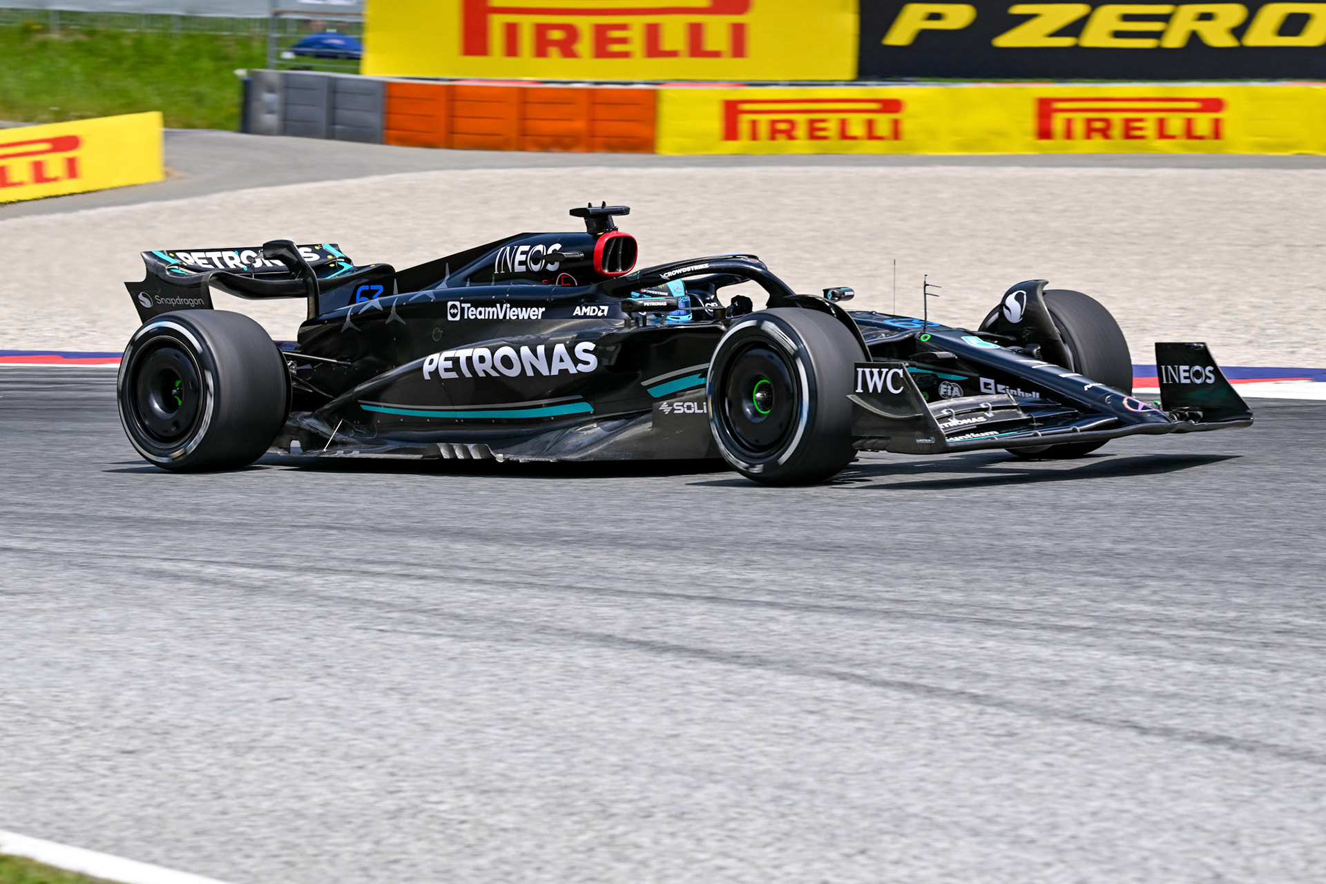 George Russell (GBR) Mercedes AMG F1 Team; Formel 1 GP Austria / Österreich. Freitag, 30.06.2023