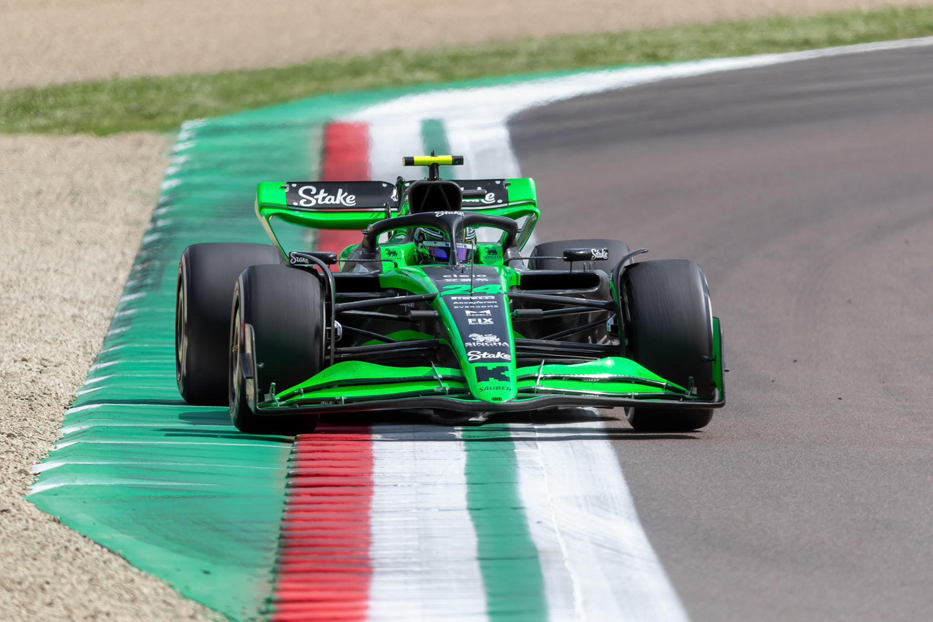 Guanyu Zhou #24, Stake F1 Team Kick Sauber; F1 GP Imola / Italien Sonntag, 19.05.2024