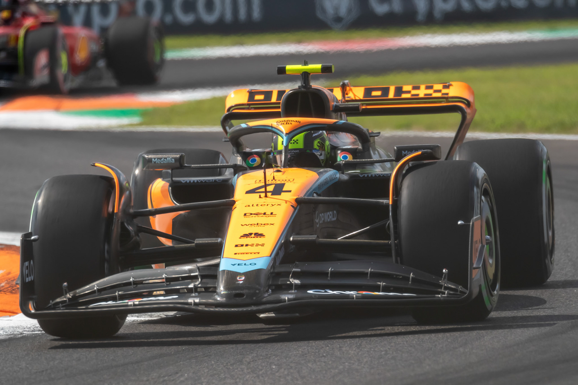 Lando Norris (GBR) McLaren F1 Team; Formel 1 GP Italien / Monza. Samstag, 02.09.2023