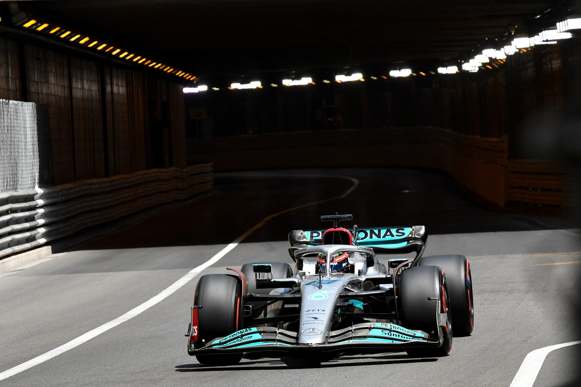 George Russell (GBR) Merceds AMG Petronas F1 Team; Formel 1 Monaco am 28.05.2022